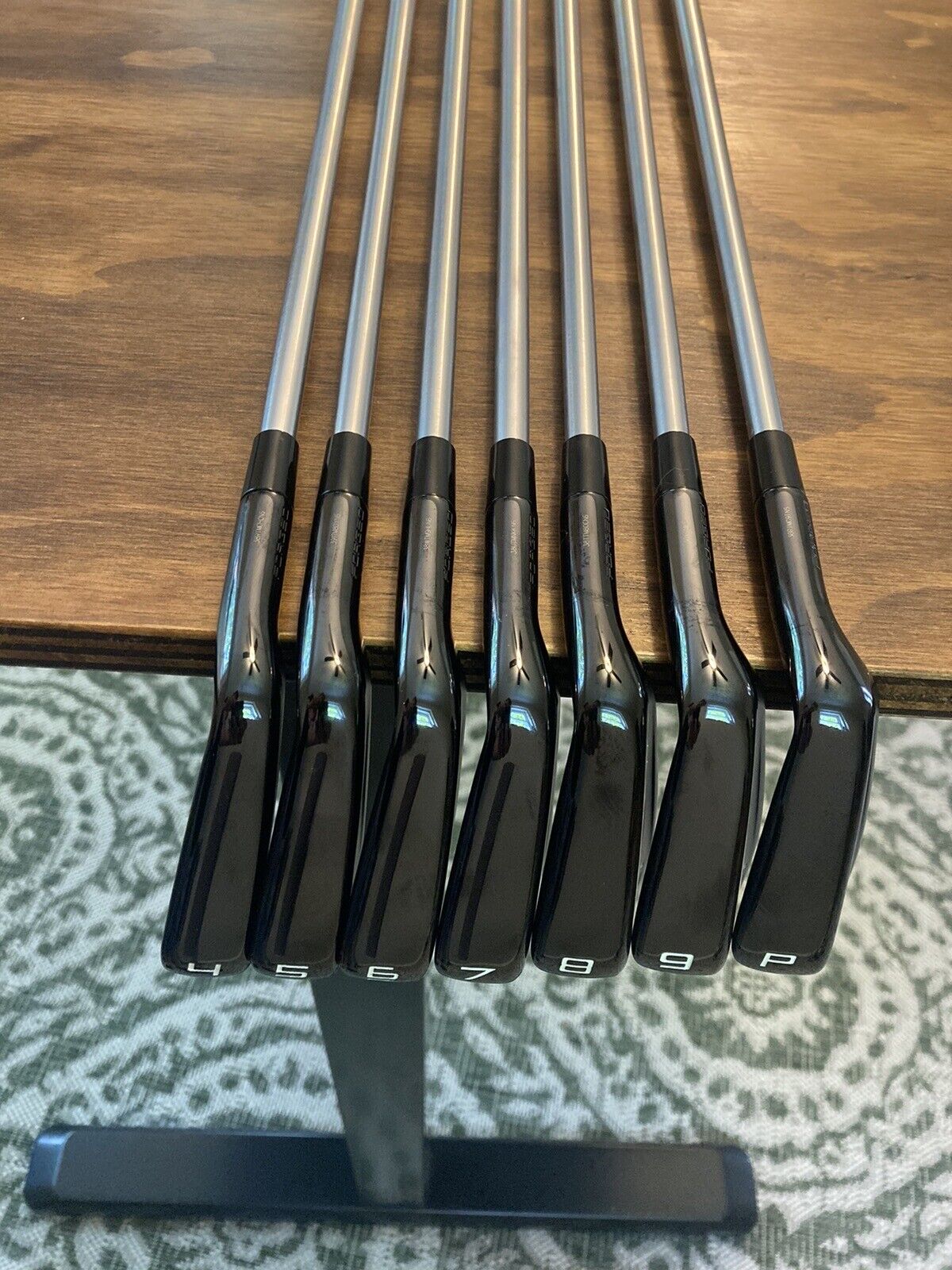 TaylorMade P770 Phantom Black Iron Set Mint / 4-P X-Stiff Steel Shafts