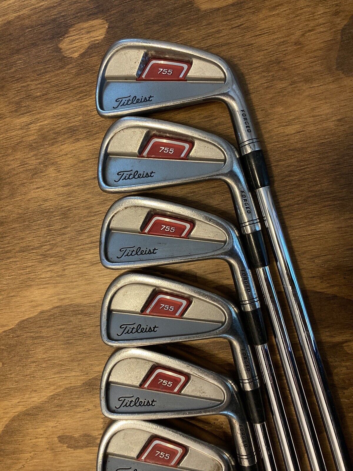 Titleist 755 CB Forged Iron Set / 2-PW X-Stiff Flex Steel Shafts