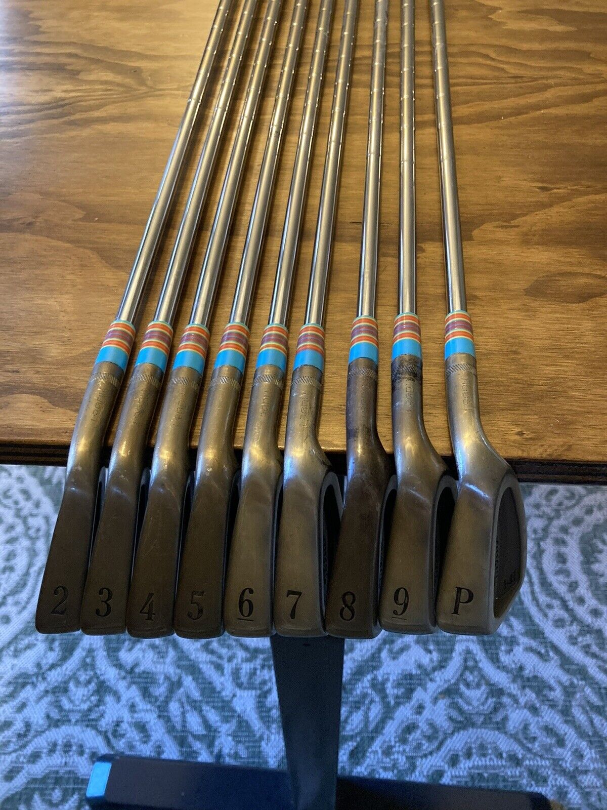 Custom Oil Quenched Titleist DCI 990 Iron Set / 2-PW X-Stiff Flex Steel Shafts