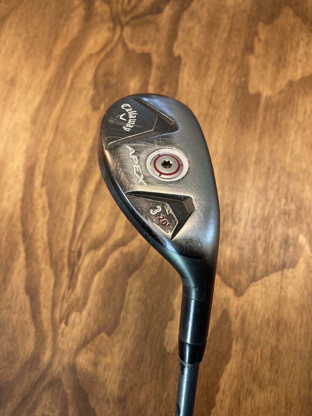 Callaway Apex 3 Hybrid / 20° Stiff Flex Shaft 40”