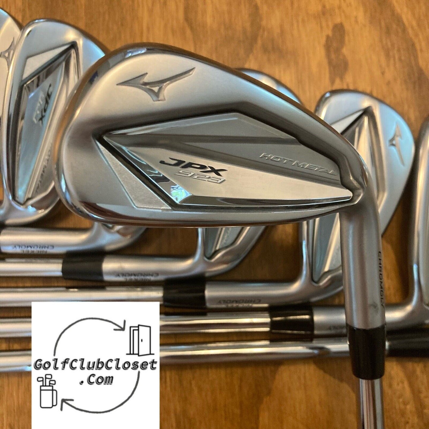 Mizuno JPX 923 Hot Metal Iron Set / 4-GW Stiff Flex Steel Shafts