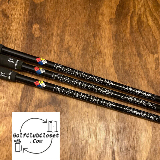 Hzrdus RDX Smoke 6.0 3 Piece Shaft Set Driver + Woods / Titleist Tip Stiff Flex