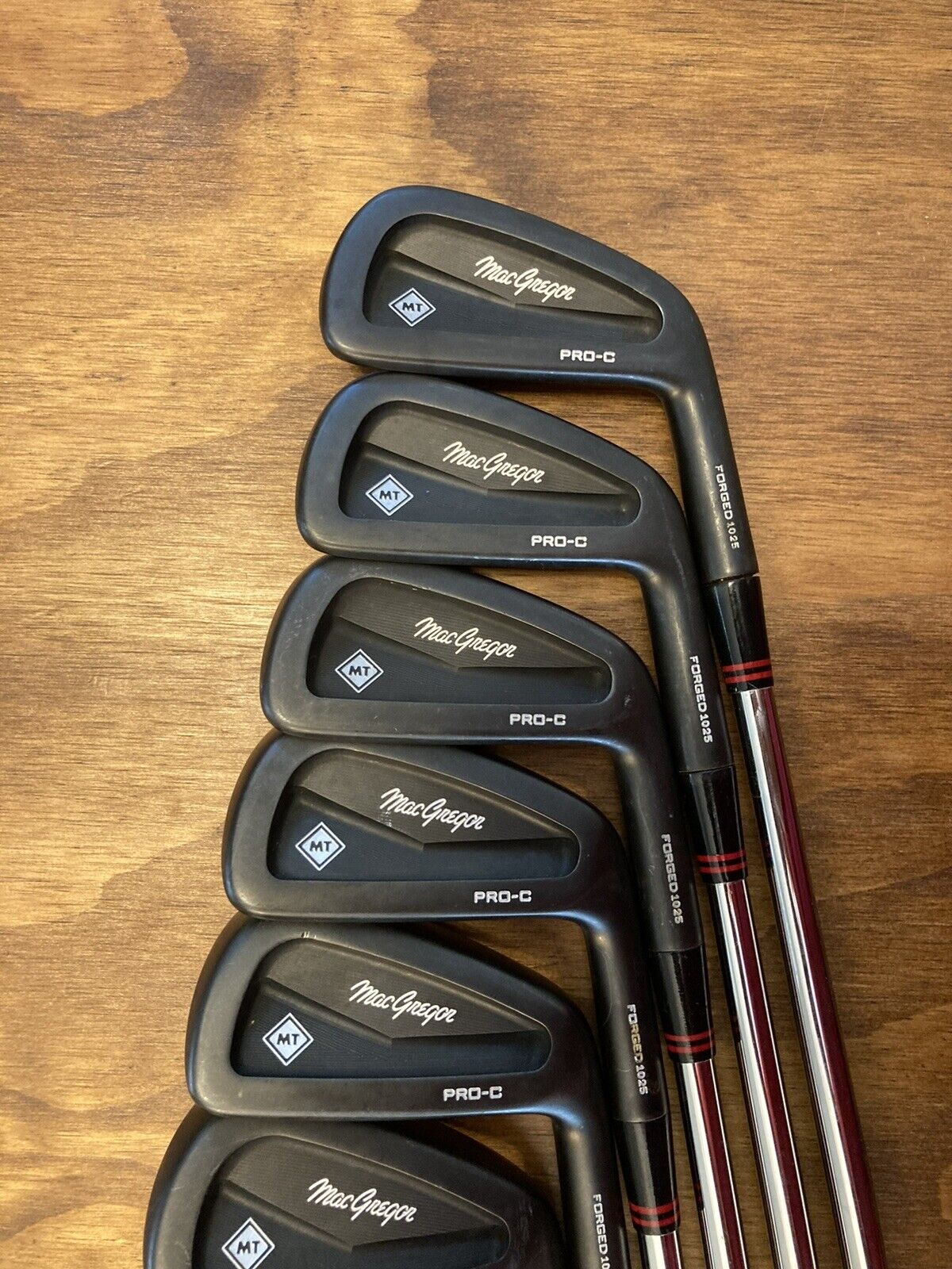 Macgregor MT Pro-C Black Forged Iron Set / 3-PW Stiff Flex Steel Shafts