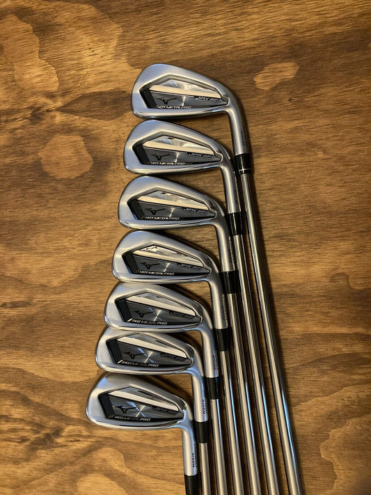 Mizuno JPX 921 Hot Metal Pro Iron Set / 4-PW Stiff Flex Graphite Shafts