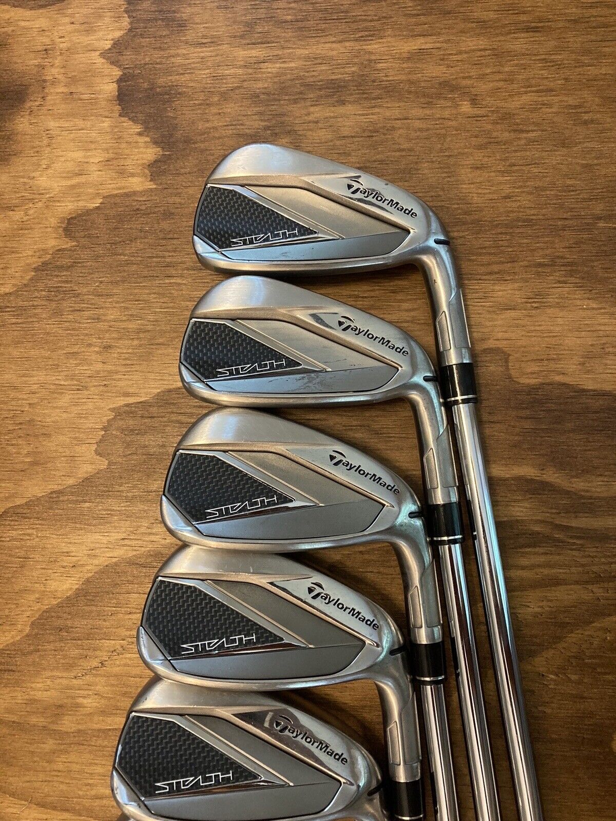 TaylorMade Stealth Iron Set / 6-PW-AW-SW Regular Flex Steel Shafts