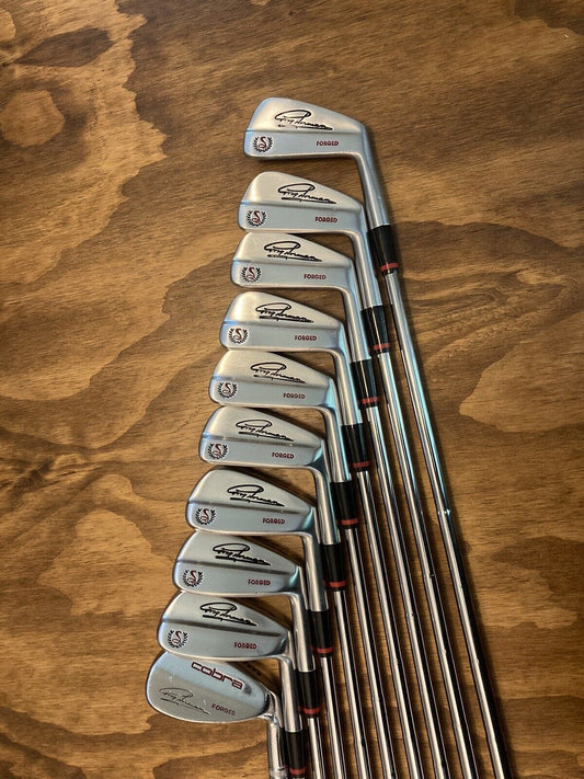 Vintage Cobra Greg Norman Forged Blades Iron Set / 2-PW-SW Stiff Steel Shafts