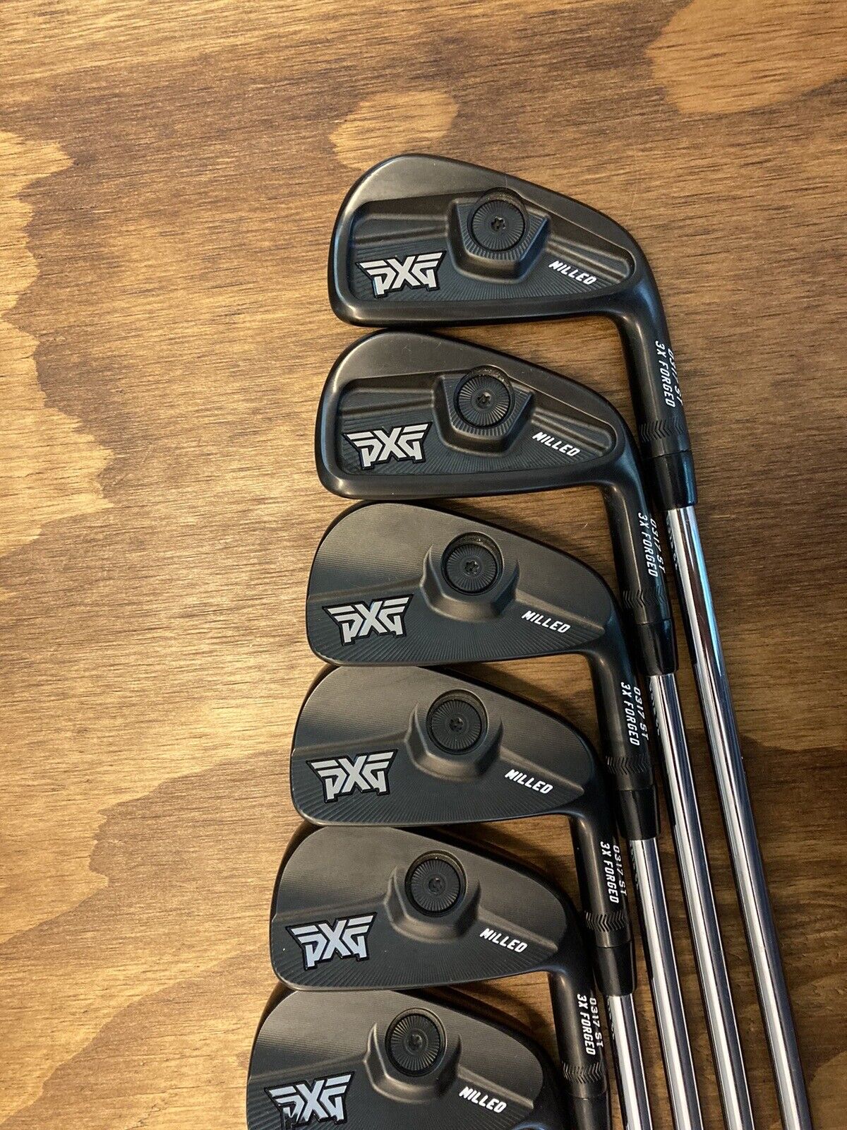 PXG Black 0317 ST CB Blade Combo Iron Set / 3-GW X-Stiff Flex Steel Shafts +1/2”