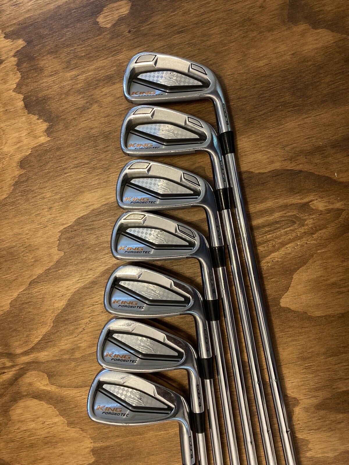 Cobra King Forged Tec Iron Set / 4-PW Stiff Flex Steel Shafts