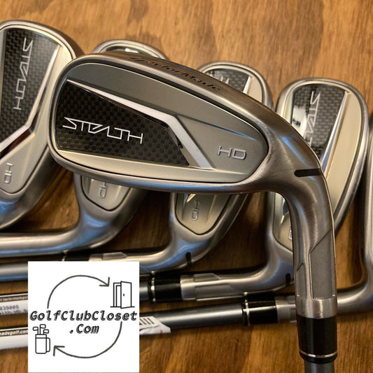 TaylorMade 2023 Stealth HD Iron Set / 5-P Stiff Graphite Shafts