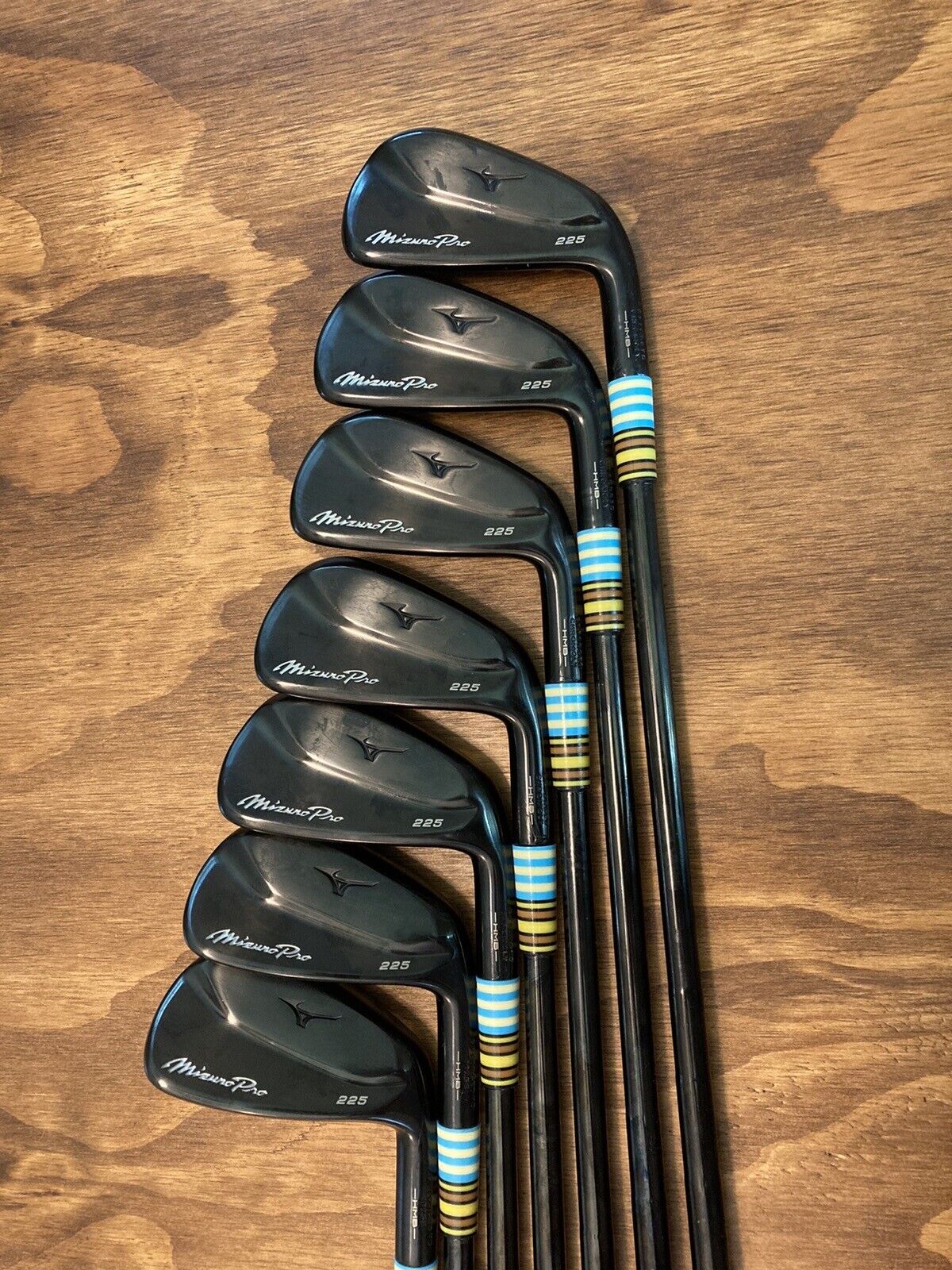 Mizuno Pro 225 Black Limited Iron Set / 4-PW Stiff Flex Steel Shafts -1/4”