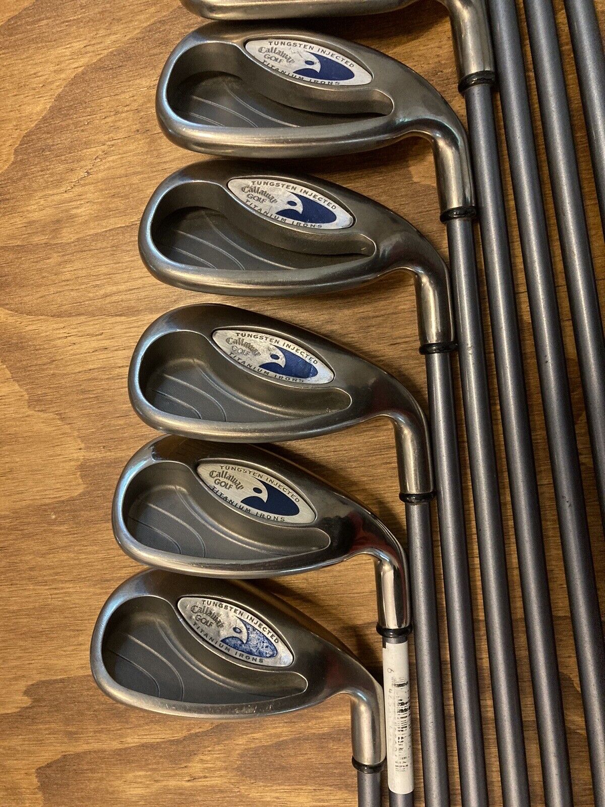 Callaway Hawk Eye Iron Set / 4-PW-AW-SW Regular Flex Graphite Shafts