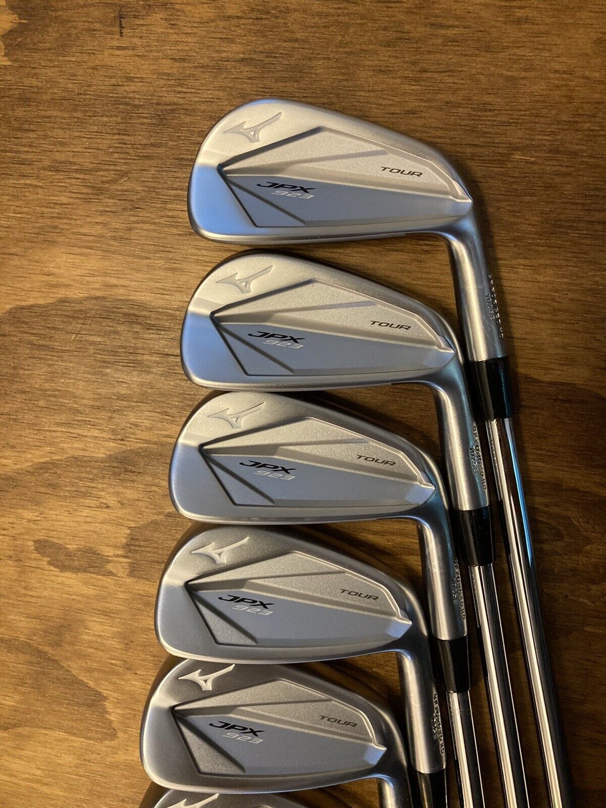 Mint Mizuno JPX 923 Tour Forged Iron Set / 5-GW Stiff Flex Steel Shafts