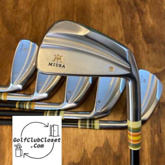 Miura KM-700 Iron Set (Kith Issue Shafts) / 5-PW Stiff Flex Steel Shafts +1/4”