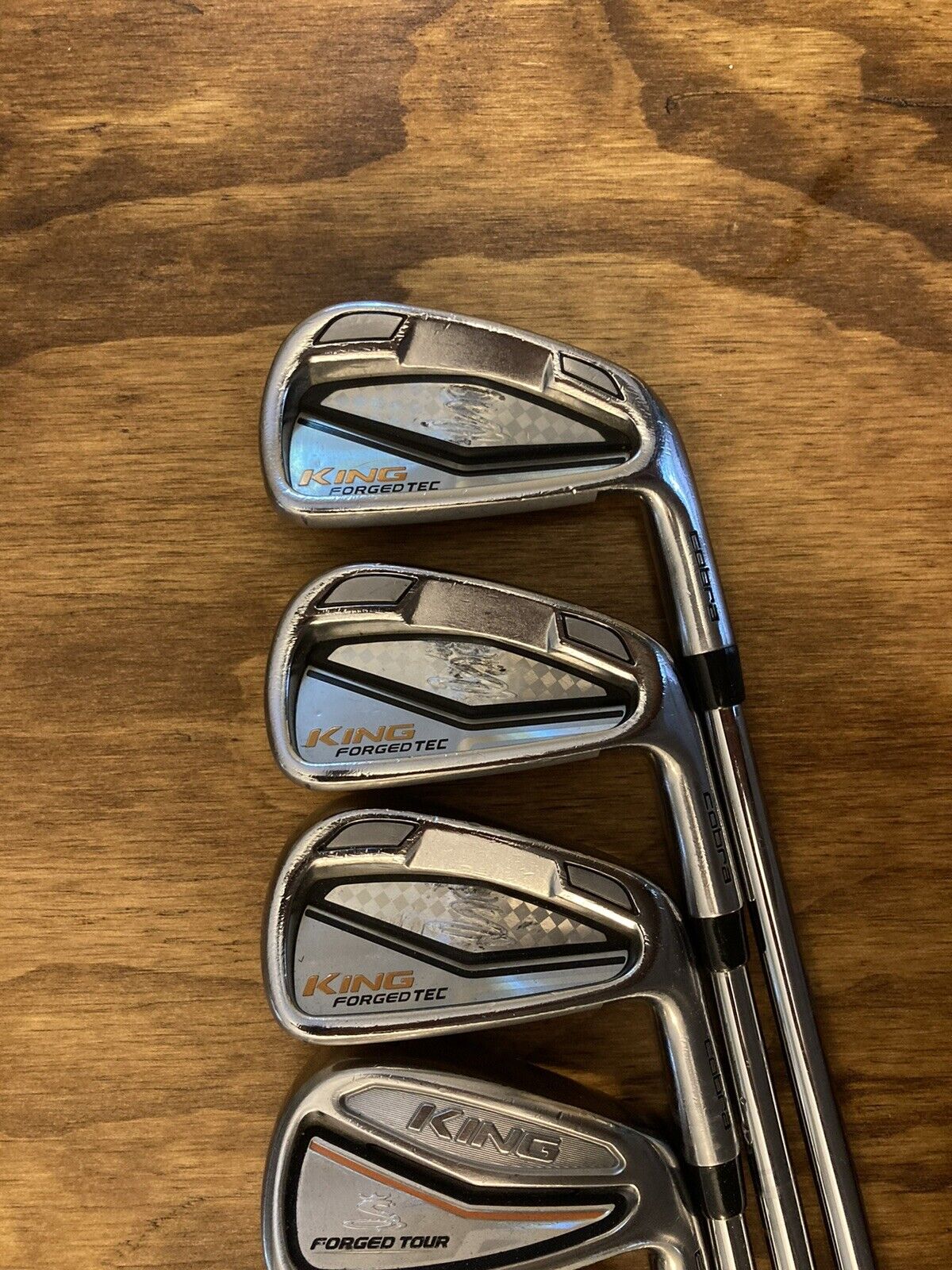 Cobra Combo King Forged Tec - Tour - CB Iron Set / 5-PW Stiff Flex Steel Shafts