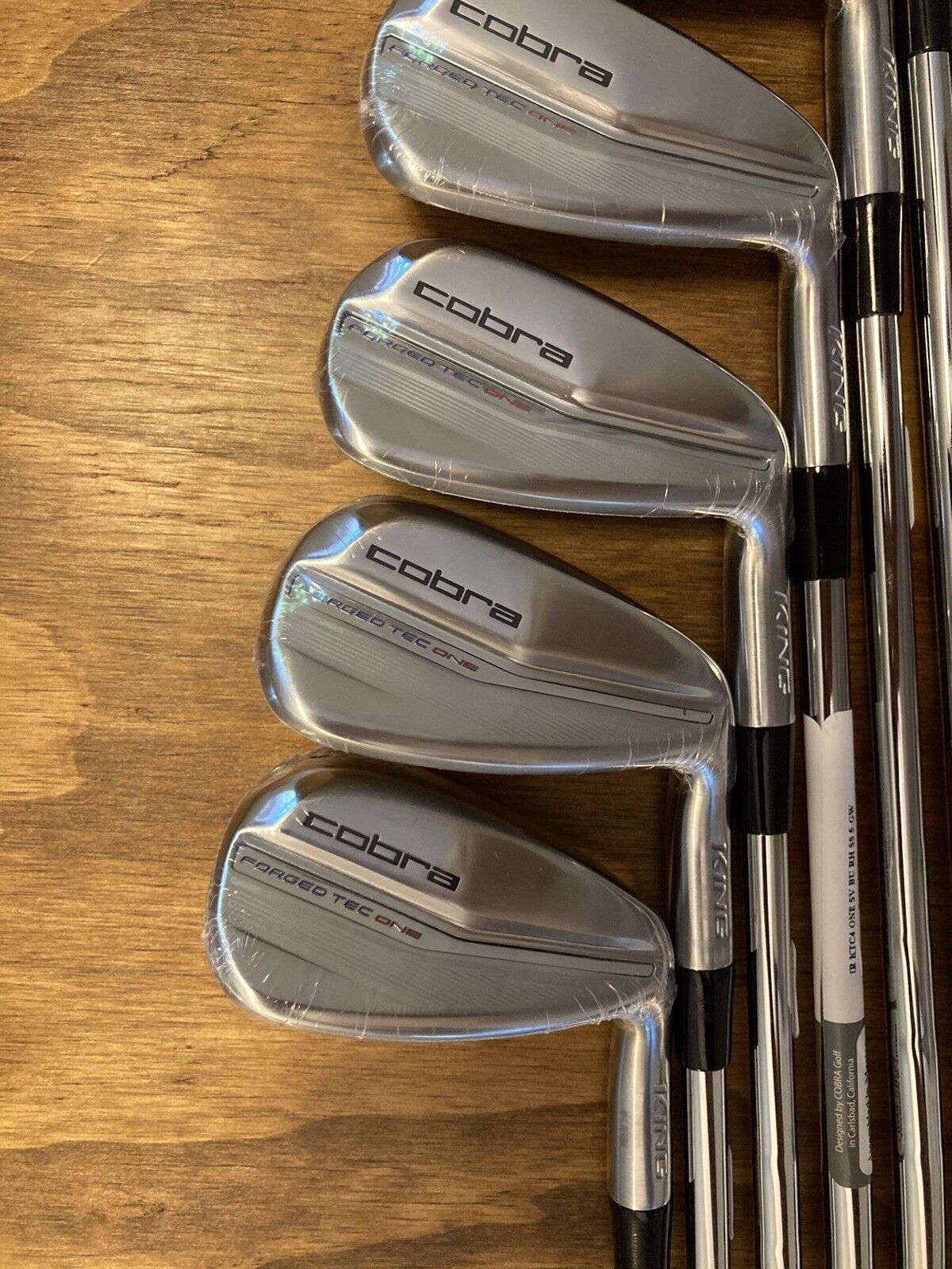 Brand New Cobra Forged Tec 2022 One Length Iron Set / 5-GW Stiff Flex Steel