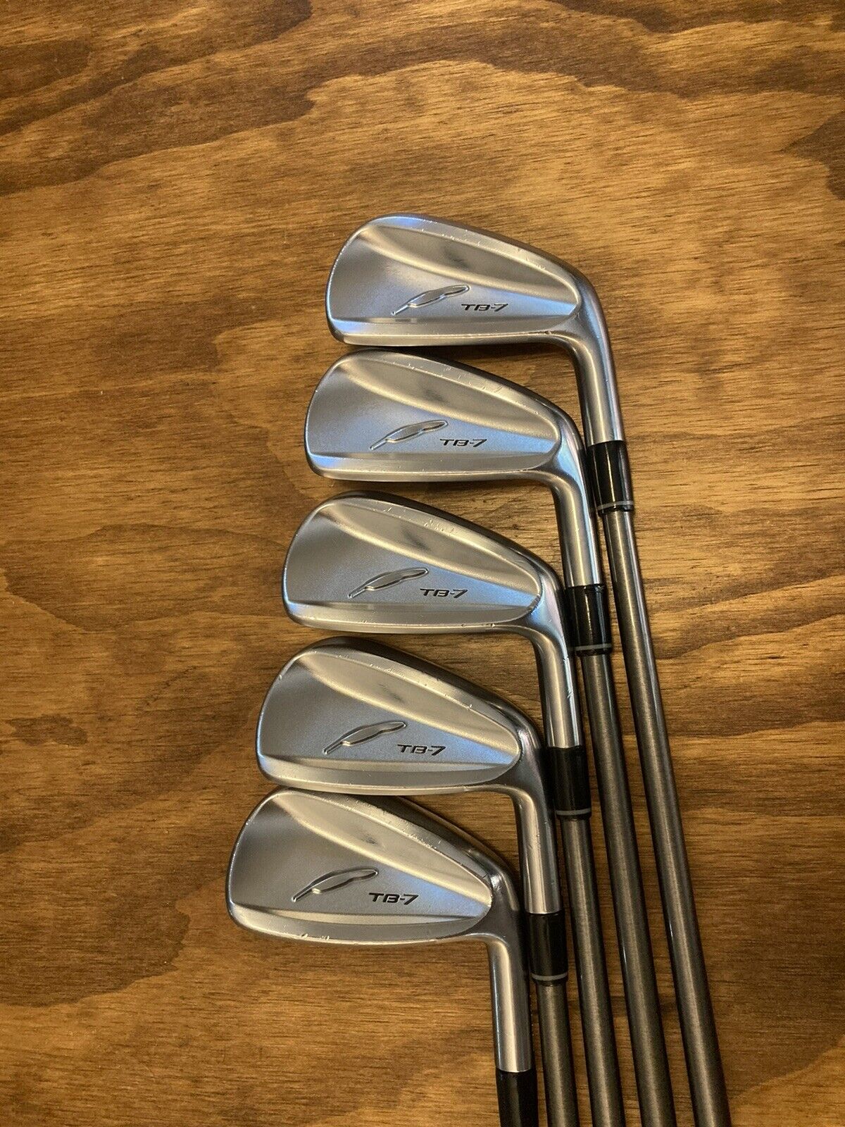 Fourteen TB-7 Forged Iron Set / 6-PW Stiff Flex Graphite Shafts -1”