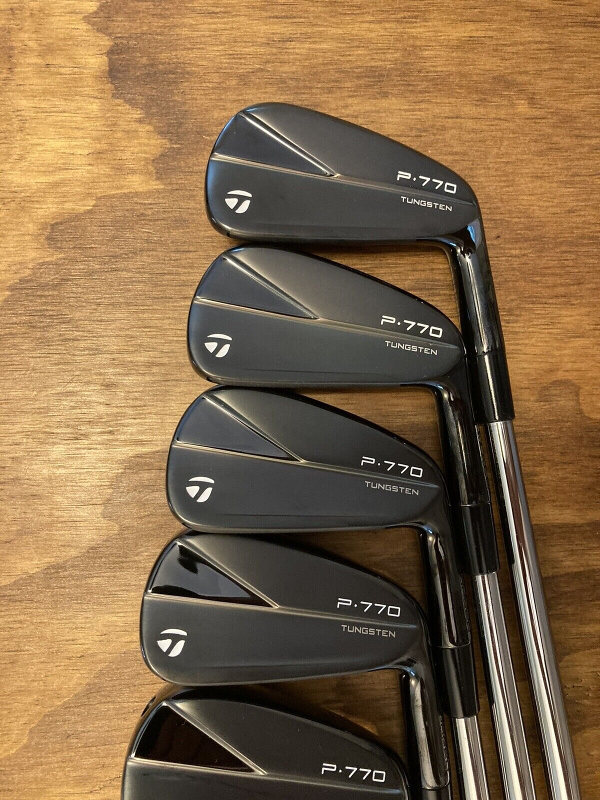 TaylorMade P770 Phantom Black Limited Iron Set / 4-PW Stiff Flex Steel Shafts