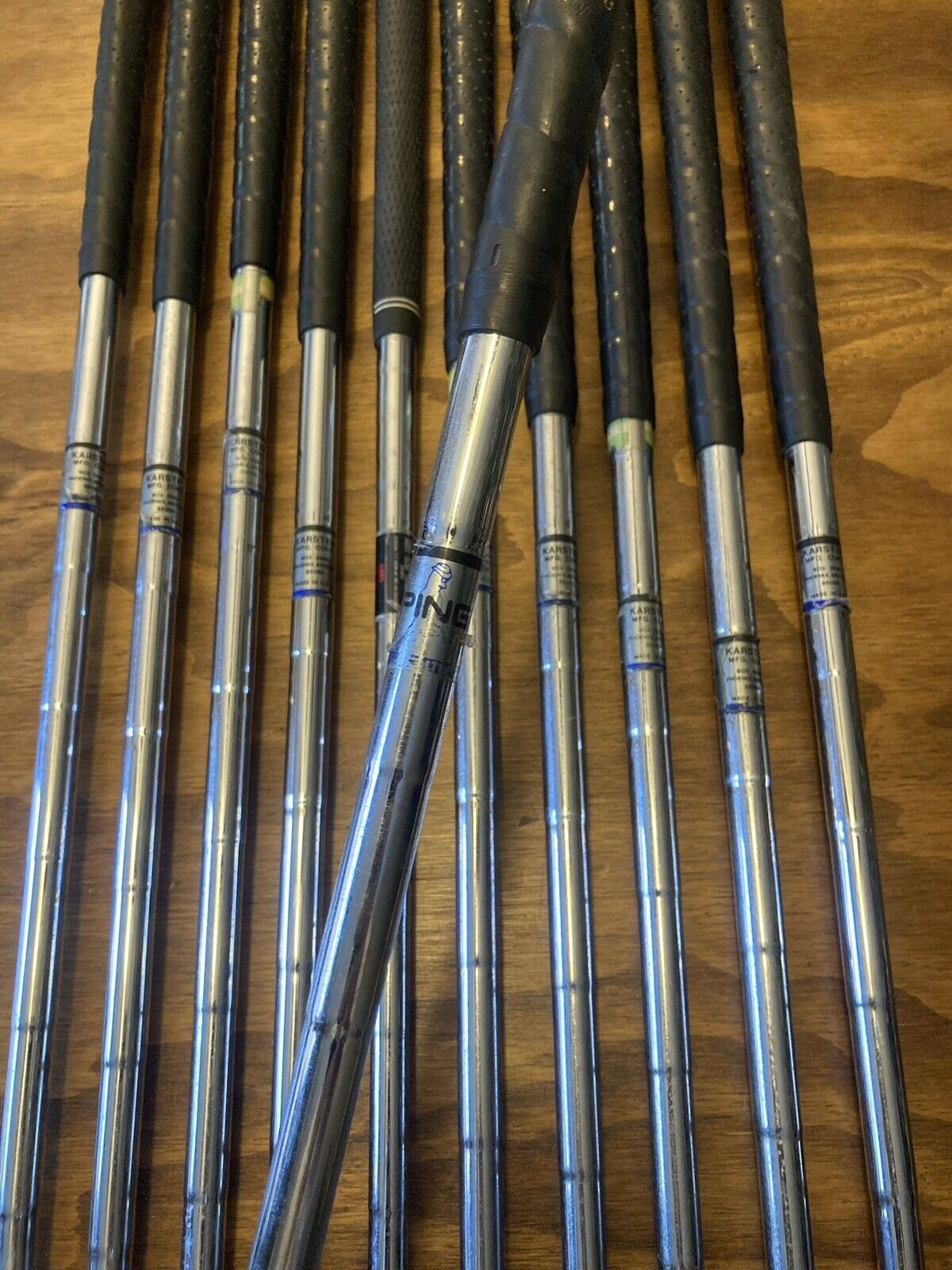 PING Eye 2 Iron Set / Black Dot 1-PW-SW Stiff Flex Steel Shafts