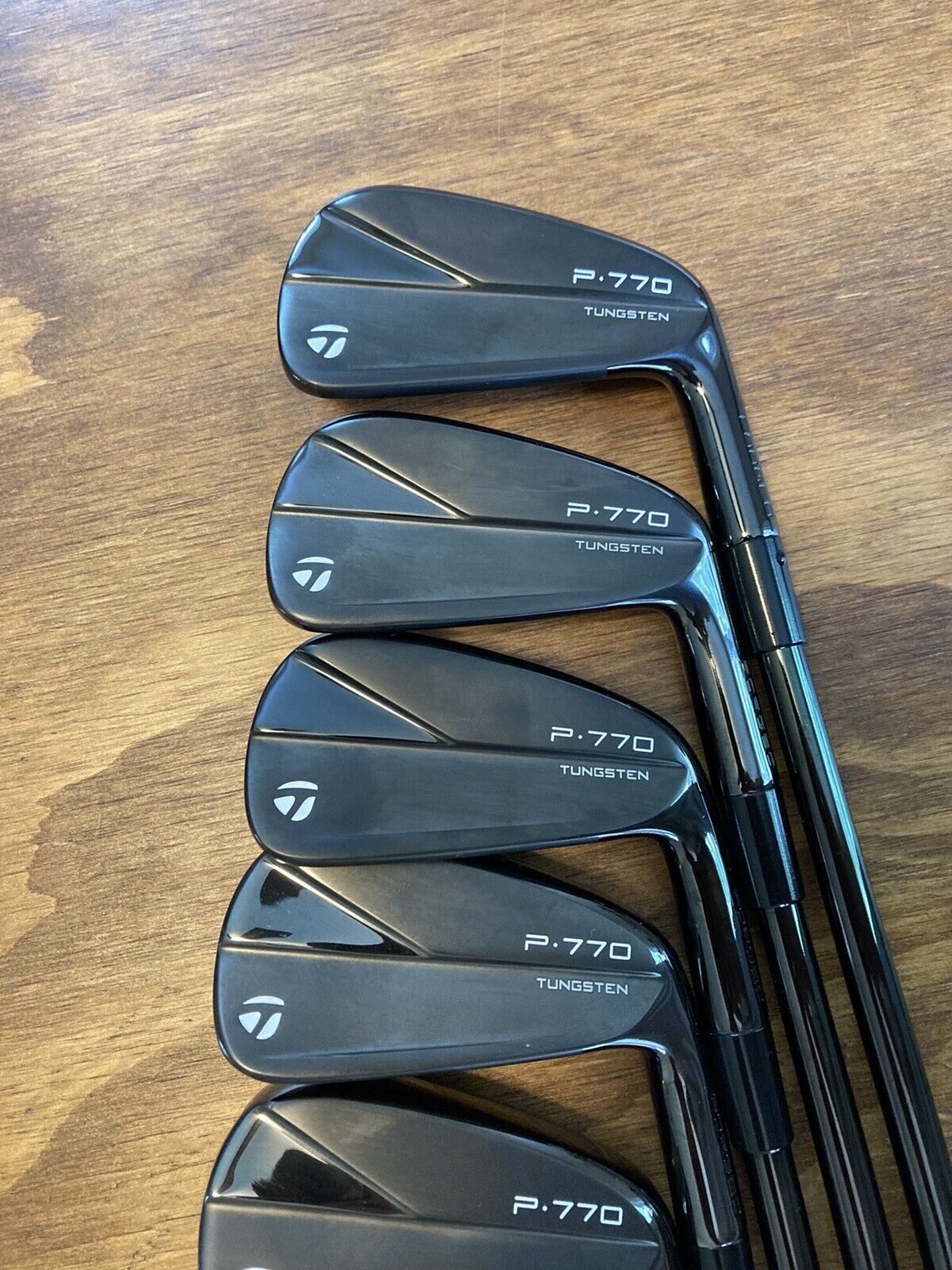 TaylorMade P770 Phantom Black Limited Iron Set / 4-P Stiff Steel Shafts +1/2”