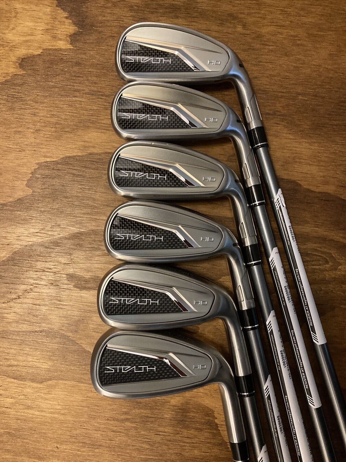 TaylorMade 2023 Stealth HD Iron Set / 5-P Stiff Graphite Shafts