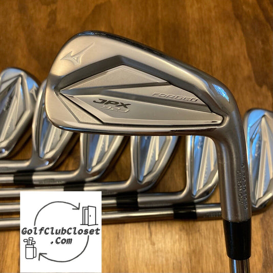 Mint Mizuno JPX 923 Forged Iron Set / 5-GW Firm Flex Steel Shafts