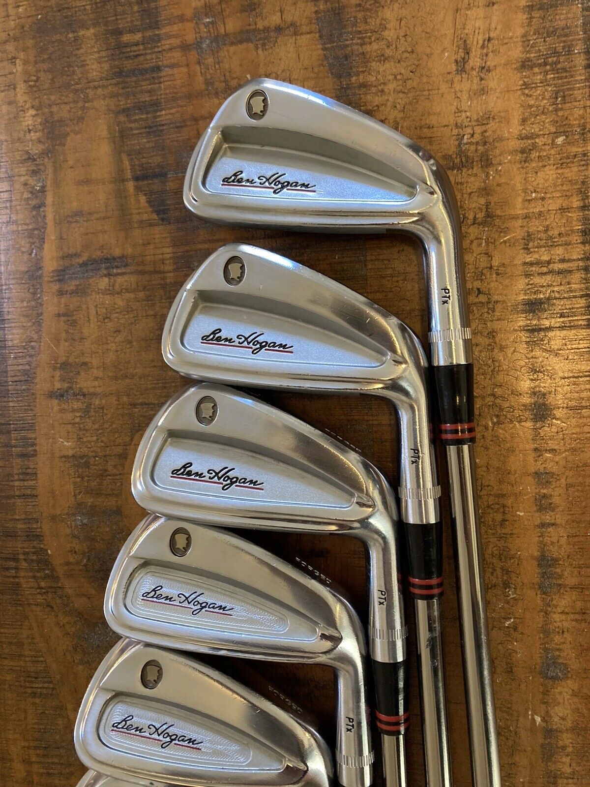 Ben Hogan Ptx Iron Set / 4-P Stiff Flex Graphite Shafts +1/2”