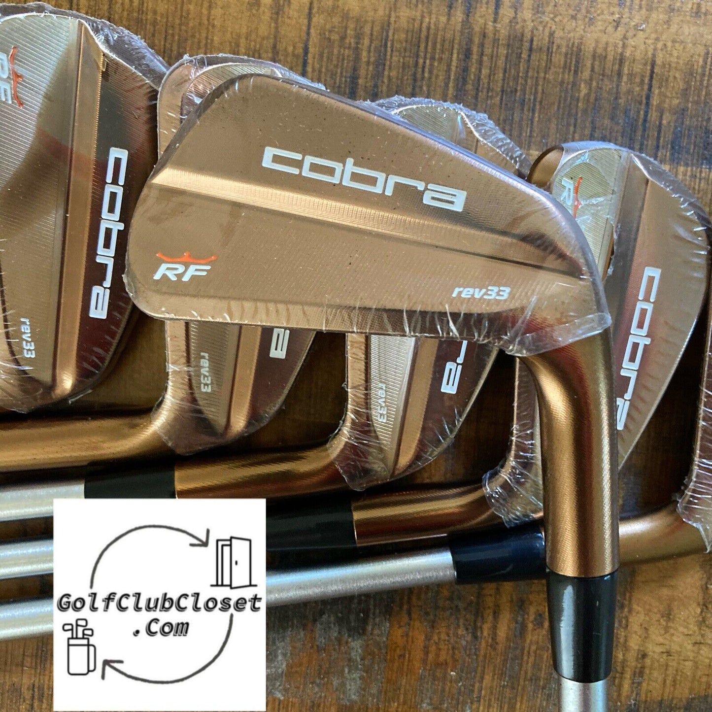 Brand New Cobra RF Rev33 Proto Limited Iron Set / 4-PW Stiff Flex Steel +1/2”