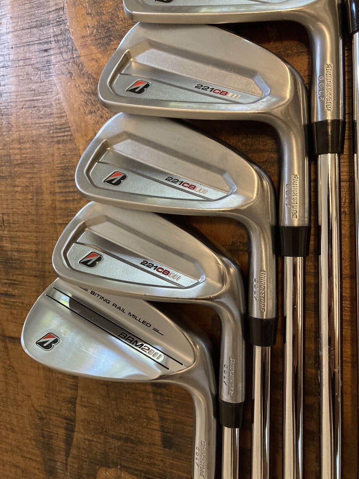 Bridgestone CB 221 Forged Iron Set / 5-GW Stiff Flex Steel Shafts