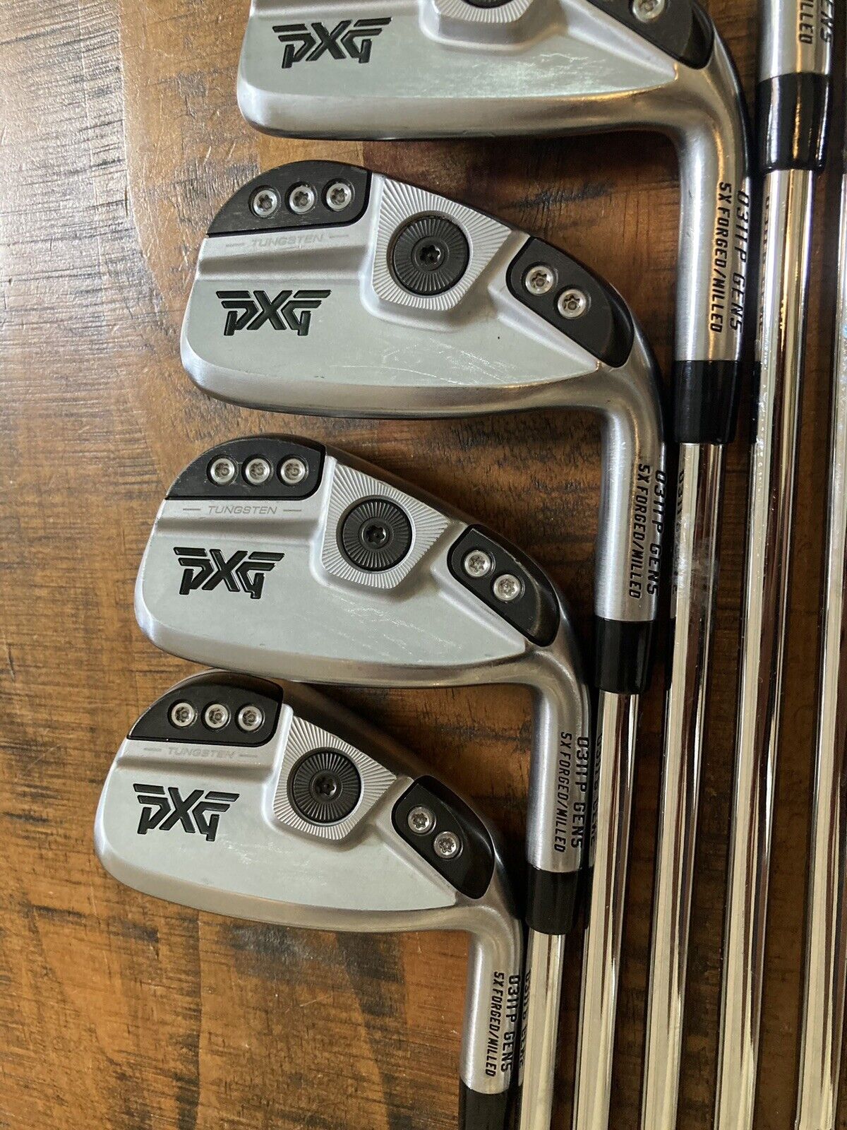 PXG GEN5 0311P Iron Set / 4-PW Stiff Flex Steel Shafts