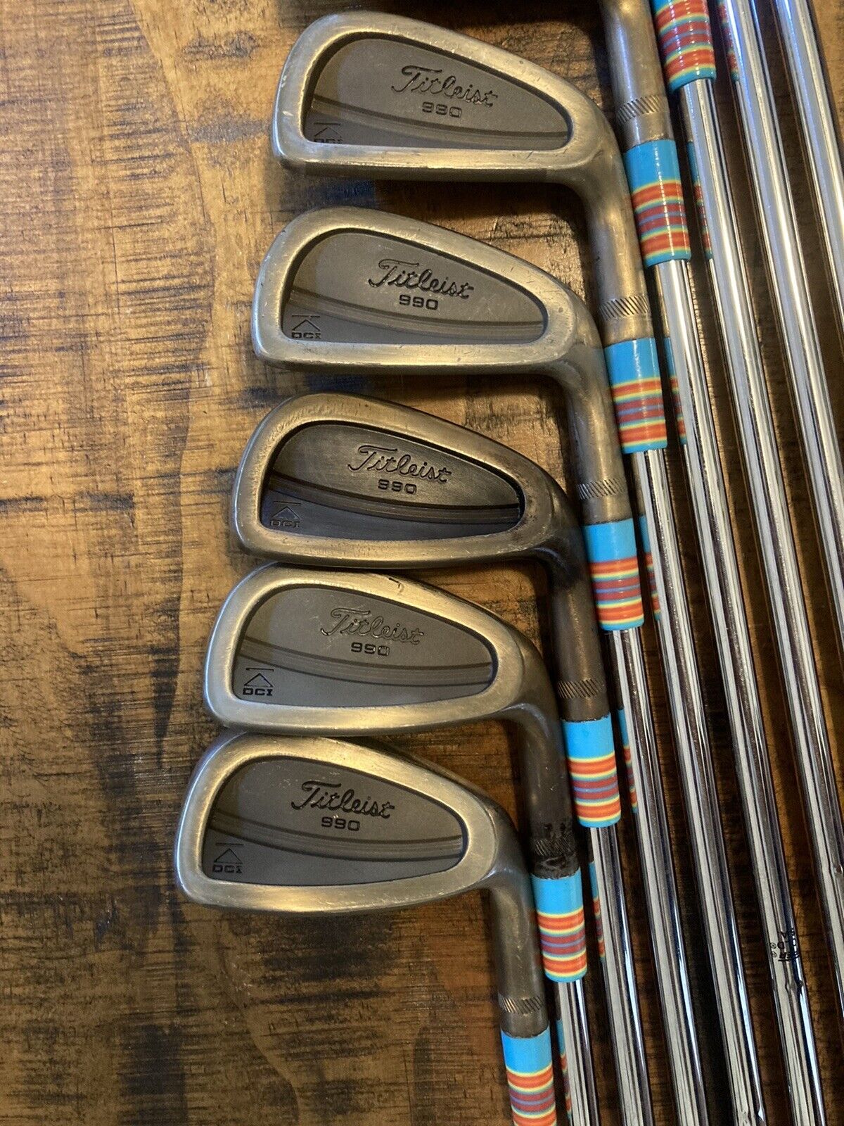 Custom Titleist DCI 990 Iron Set / 2-PW X-Stiff Flex Steel Shafts