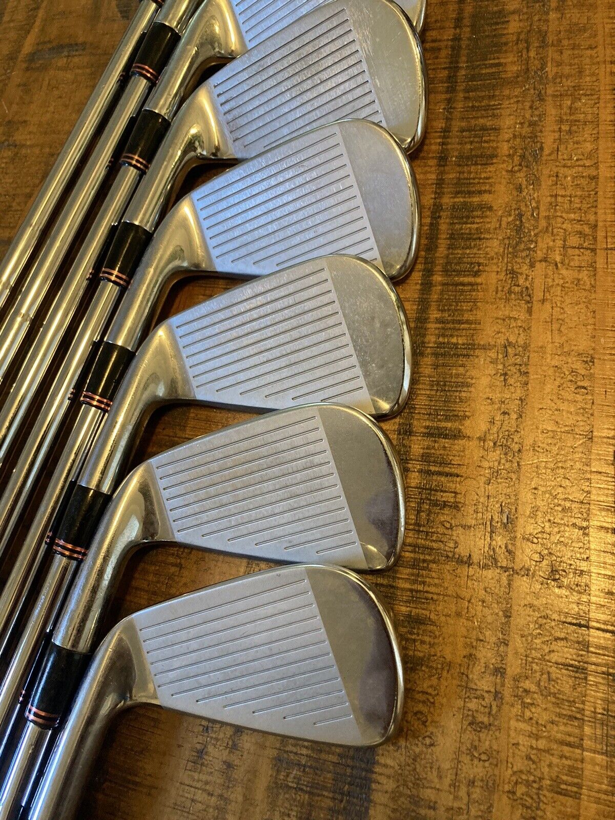 Cobra Amp Forged Iron Set / 3-PW Stiff Flex Steel Shafts -1/4”