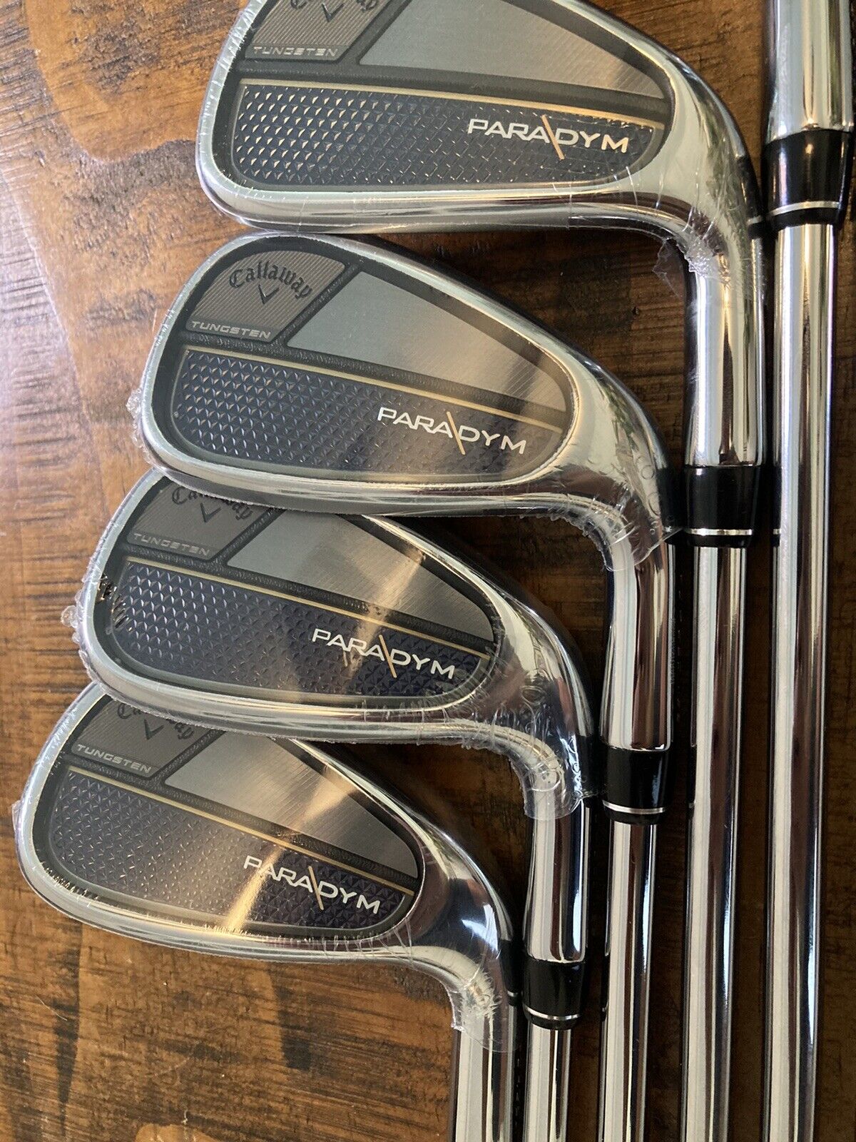 Brand New Callaway Paradym Iron Set / 4-P Regular Flex Steel Shafts