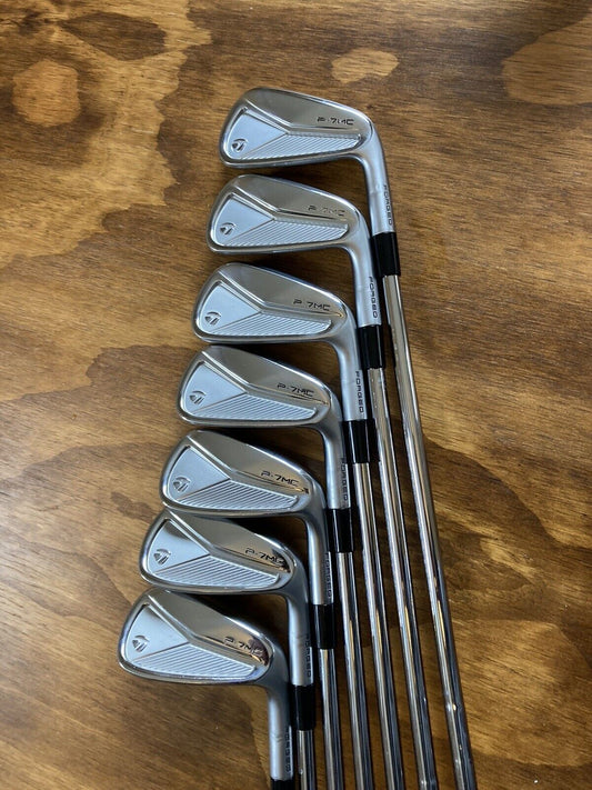 TaylorMade P7MC 2023 Iron Set / 4-PW Stiff Flex Steel Shafts