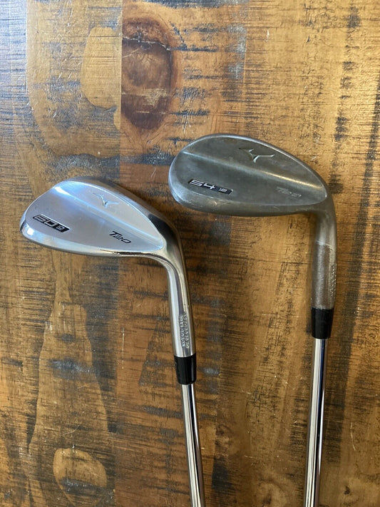 Mizuno T20 Wedge Set / 54° 60° Stiff X-Stiff Steel Shafts +1” +1/4”