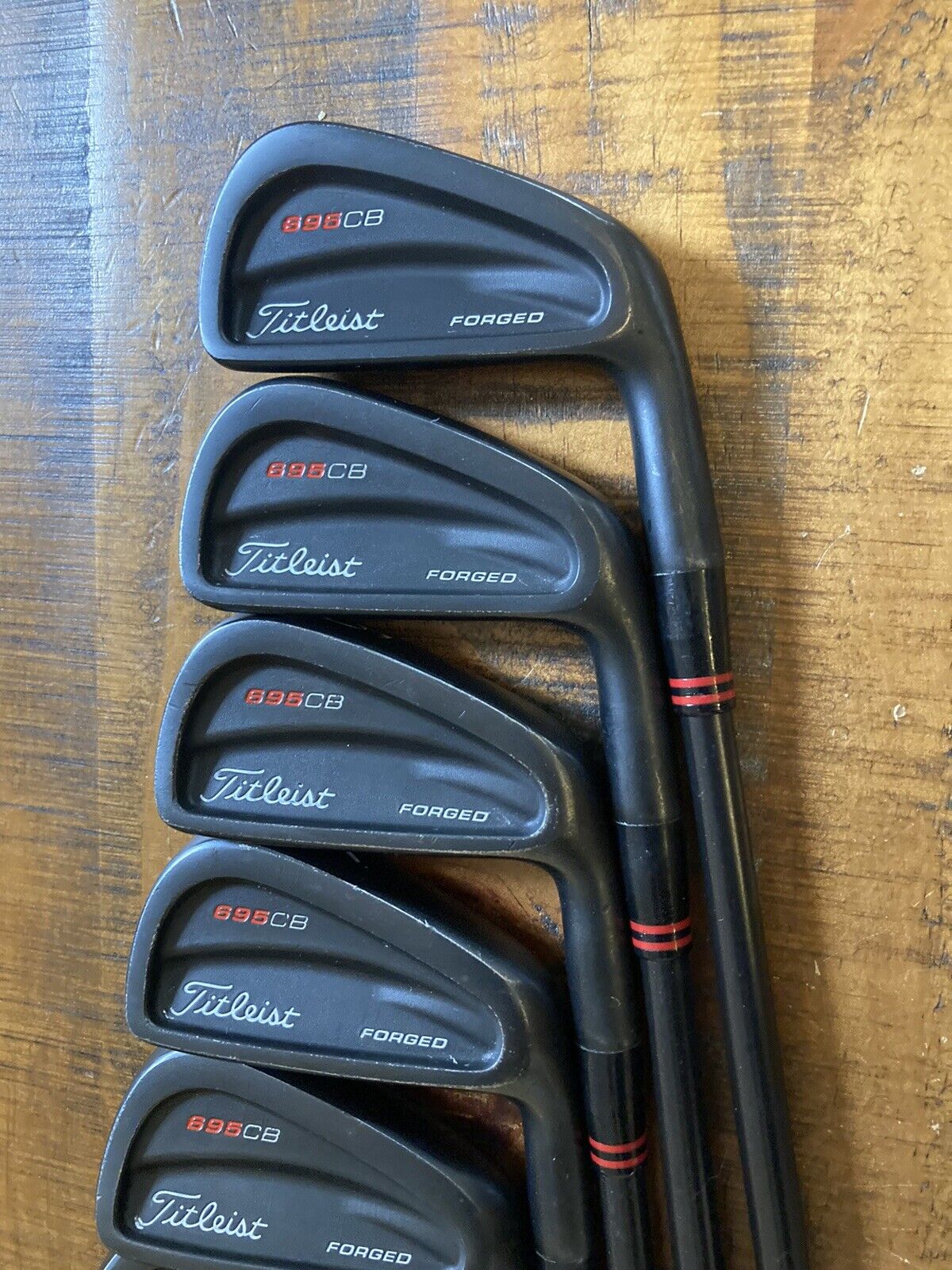 Custom Titleist 695 CB Forged Iron Set / 3-PW Stiff Flex Steel Shafts -1/2”