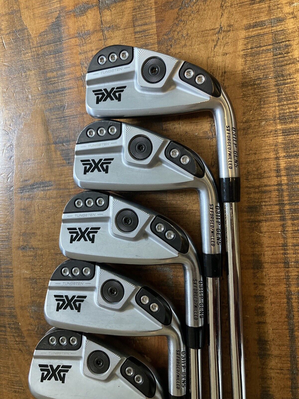 PXG GEN5 0311P Iron Set / 4-PW Stiff Flex Steel Shafts