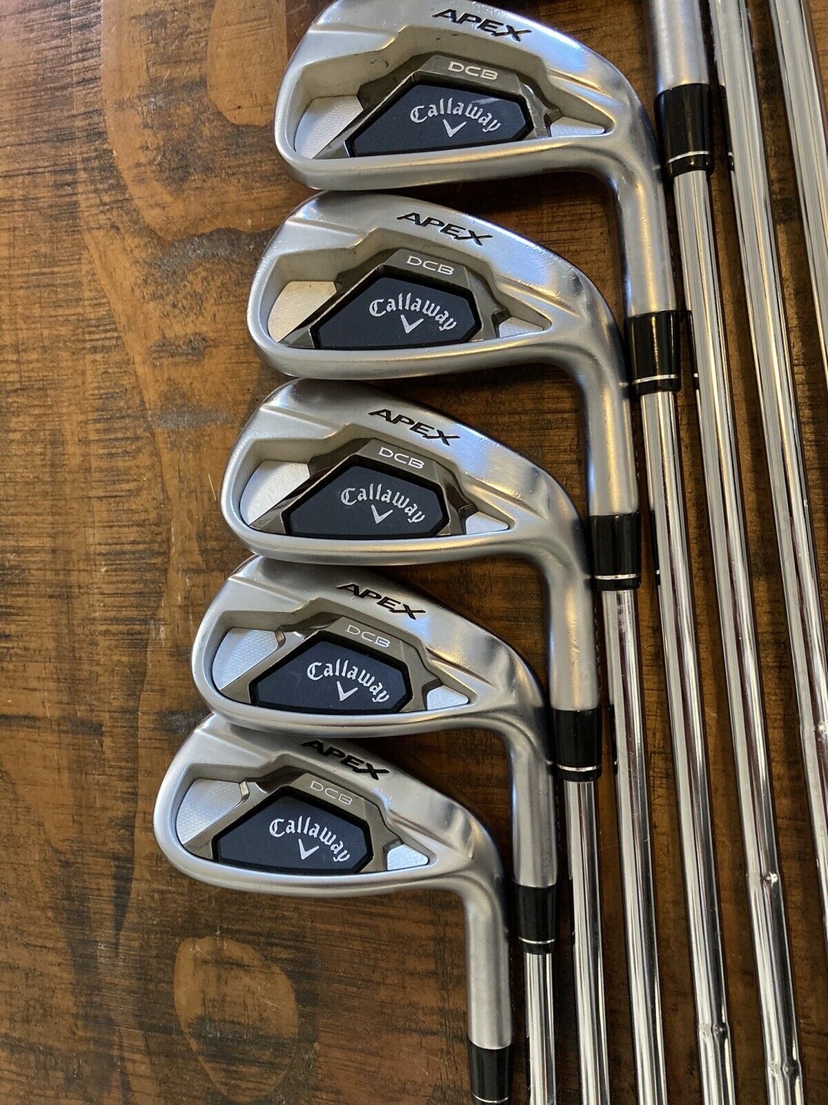 Callaway Apex DCB 21 Iron Set / 4-AW X-Stiff Flex Steel Shafts