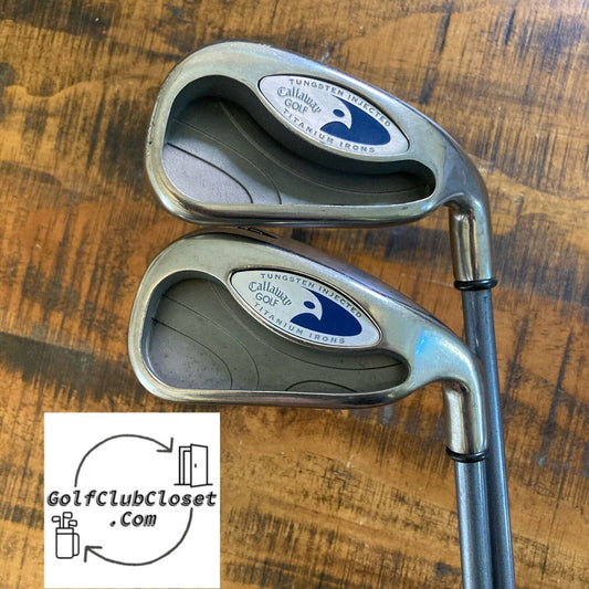 Callaway Hawkeye 3 And 4 Iron / Senior (Light) Flex Graphite 38.5” And 39”