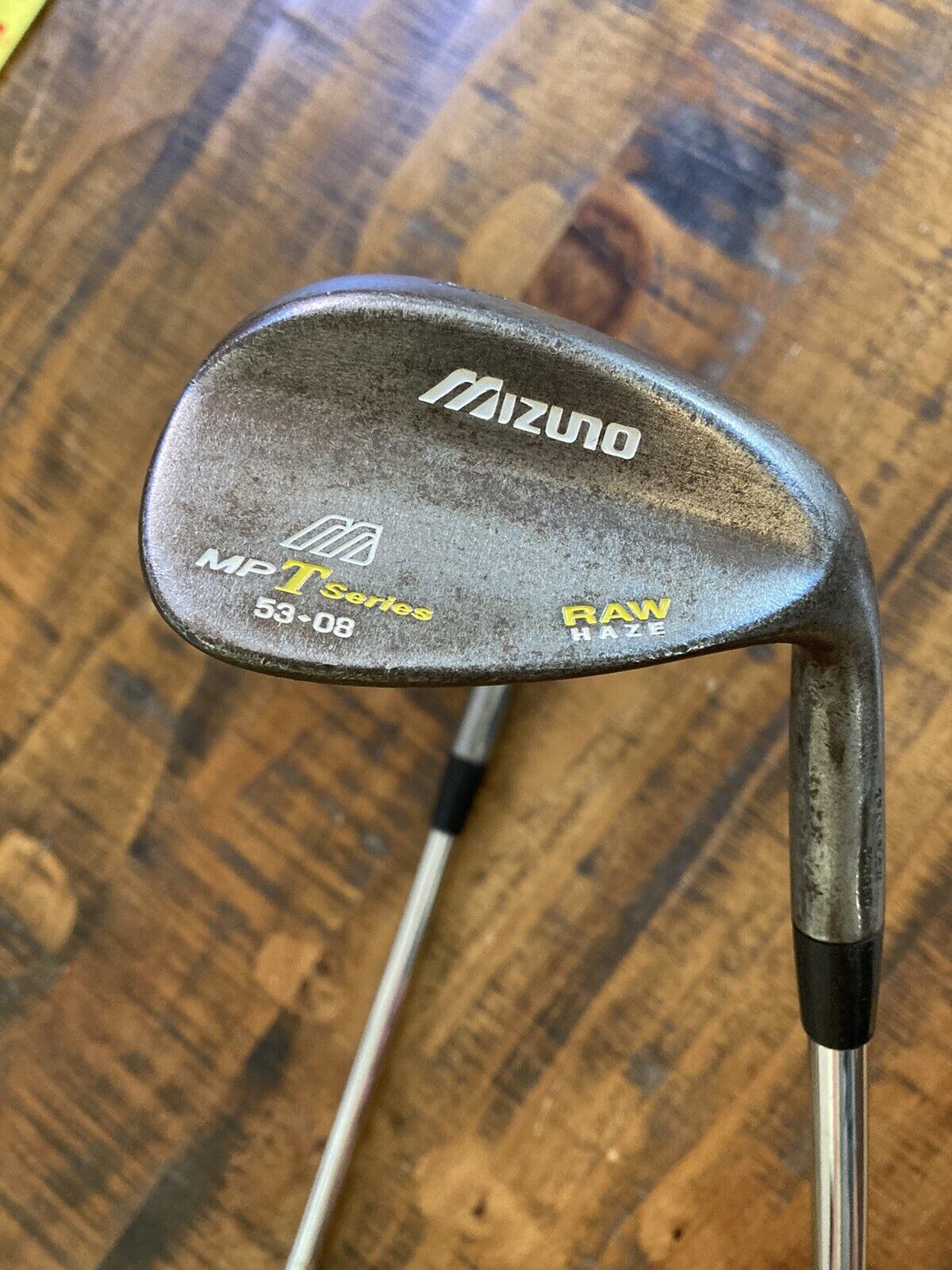 Mizuno MP T Series Raw HazeWedge Set / 53° 56° Wedge And Stiff Flex Steel Shafts