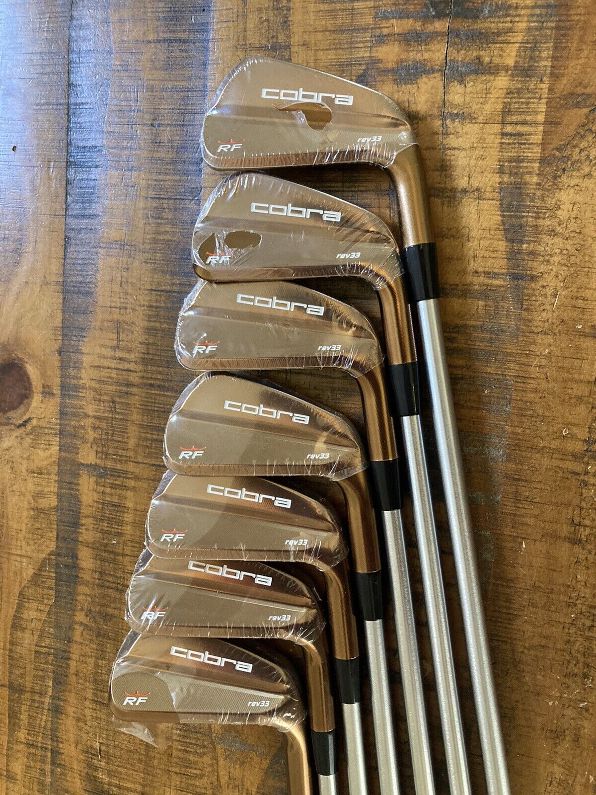 Brand New Cobra RF Rev33 Proto Limited Iron Set / 4-PW Stiff Flex Steel +1/2”