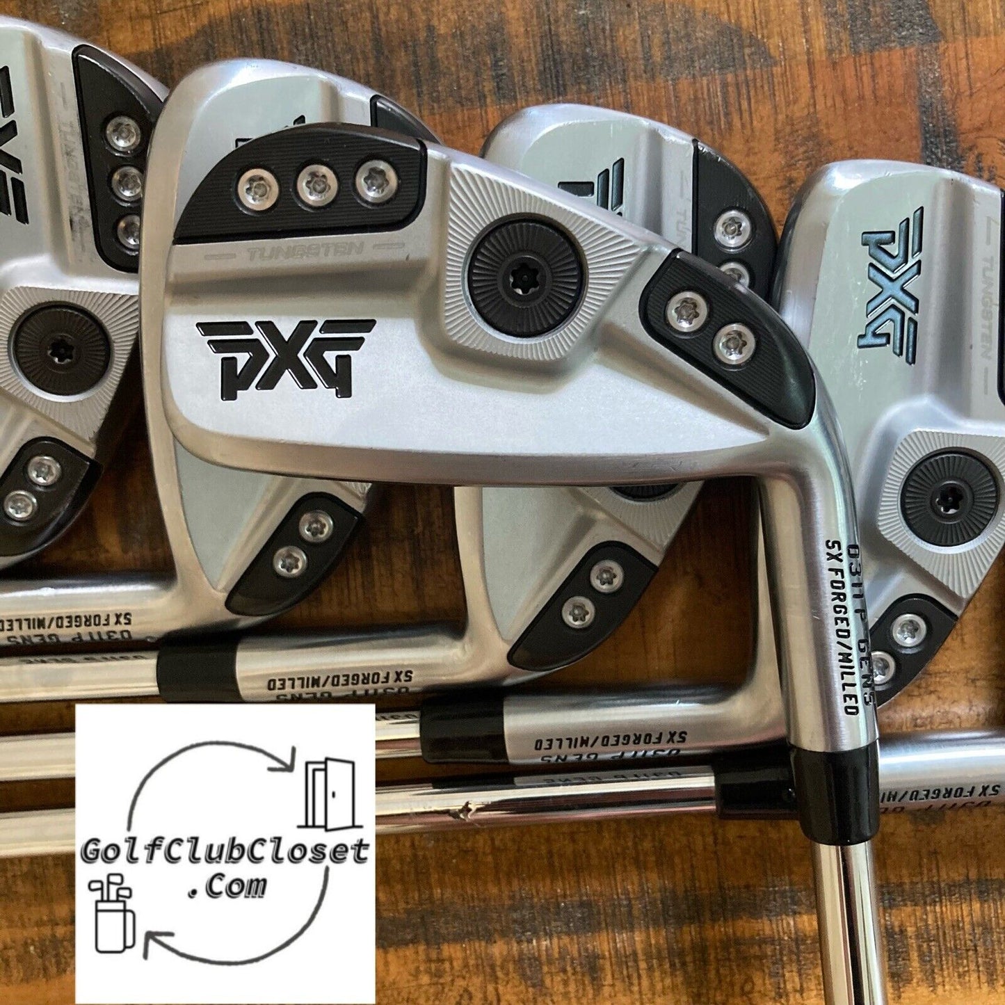 PXG Gen5 0311 P Iron Set / 5-G X-Stiff Flex Steel Shafts +1/2”