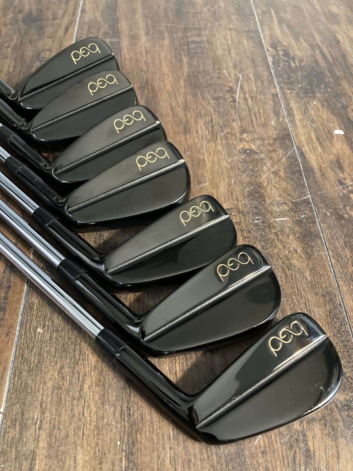 Byrdie Golf Iron Set / Stiff Flex Steel Shafts