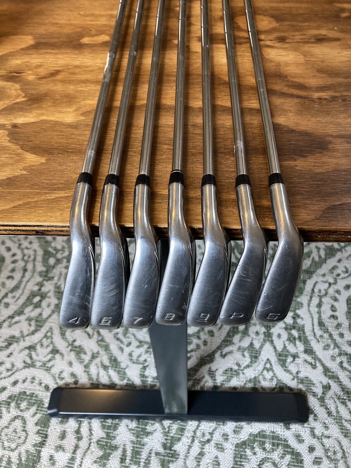 Cobra Max Iron Set / 4, 6-GW Stiff Flex Steel Shafts +1/2”