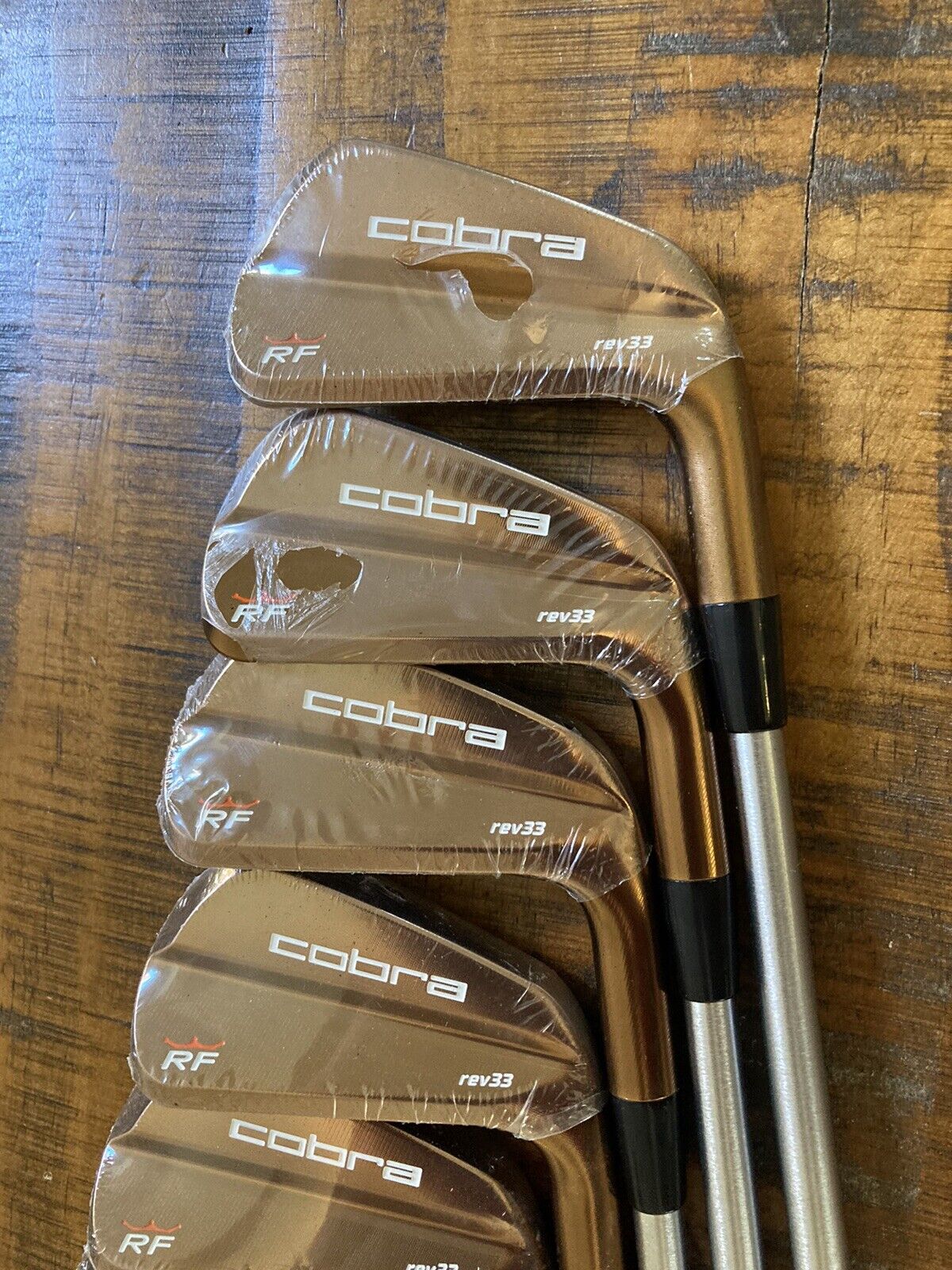 Brand New Cobra RF Rev33 Proto Limited Iron Set / 4-PW Stiff Flex Steel +1/2”