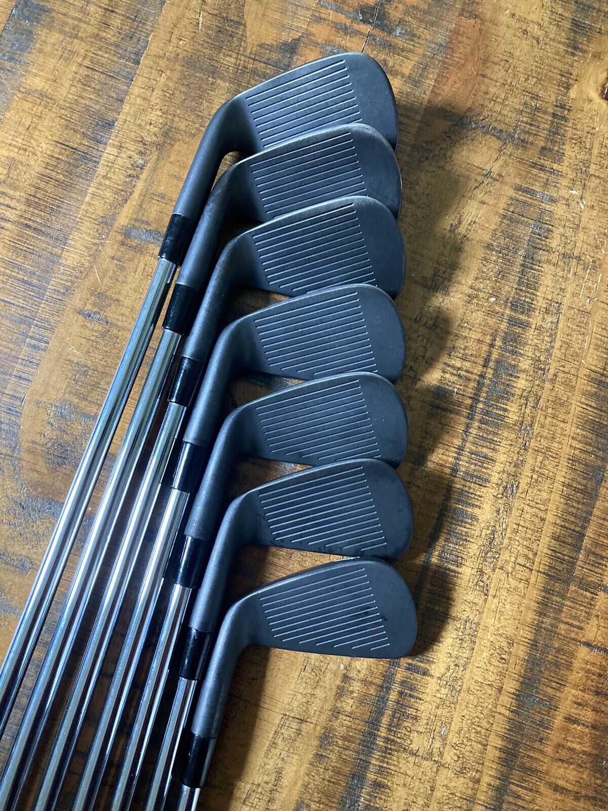 Custom Callaway Prototype Iron Set / 4-PW Stiff Flex Steel Shafts -1/2”