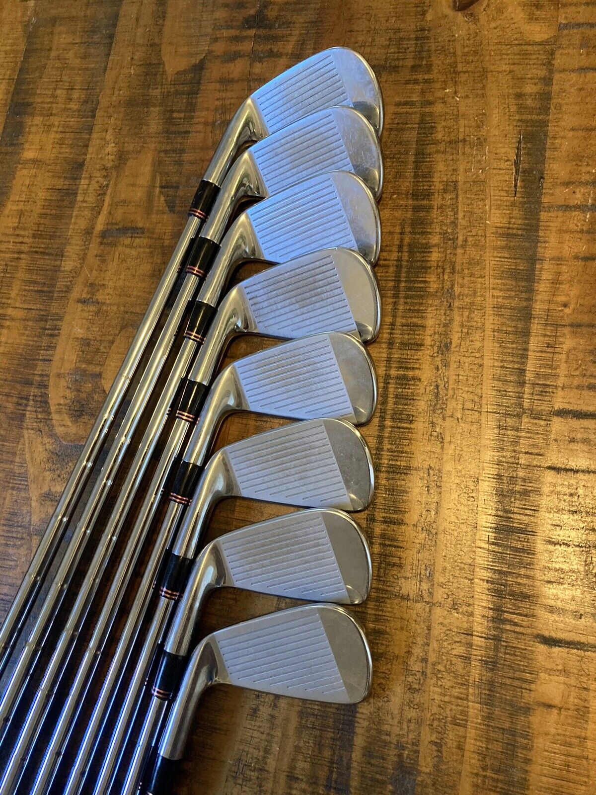 Cobra Amp Forged Iron Set / 3-PW Stiff Flex Steel Shafts -1/4”