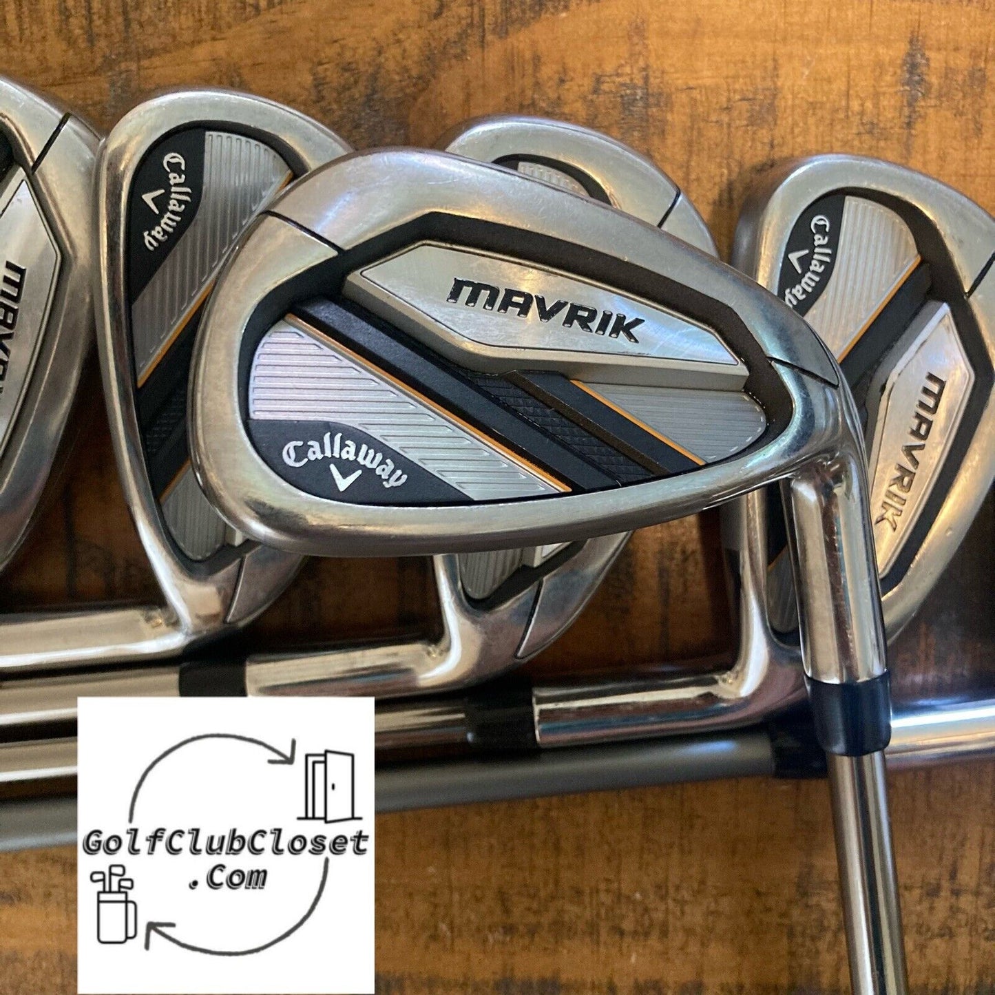 Callaway Mavrik Iron Set / 5-AW Regular Flex Graphite Shafts -1/2