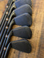 Custom Black Srixon Z765 Z965 Iron Set / 4-PW Stiff Flex Graphite Shafts +3/4”