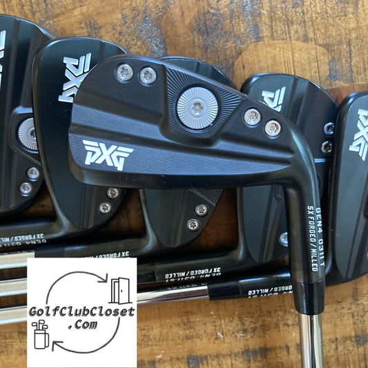 PXG GEN4 0311 ST Black Iron Set / 5-PW Stiff Flex Steel Shafts -1/4”