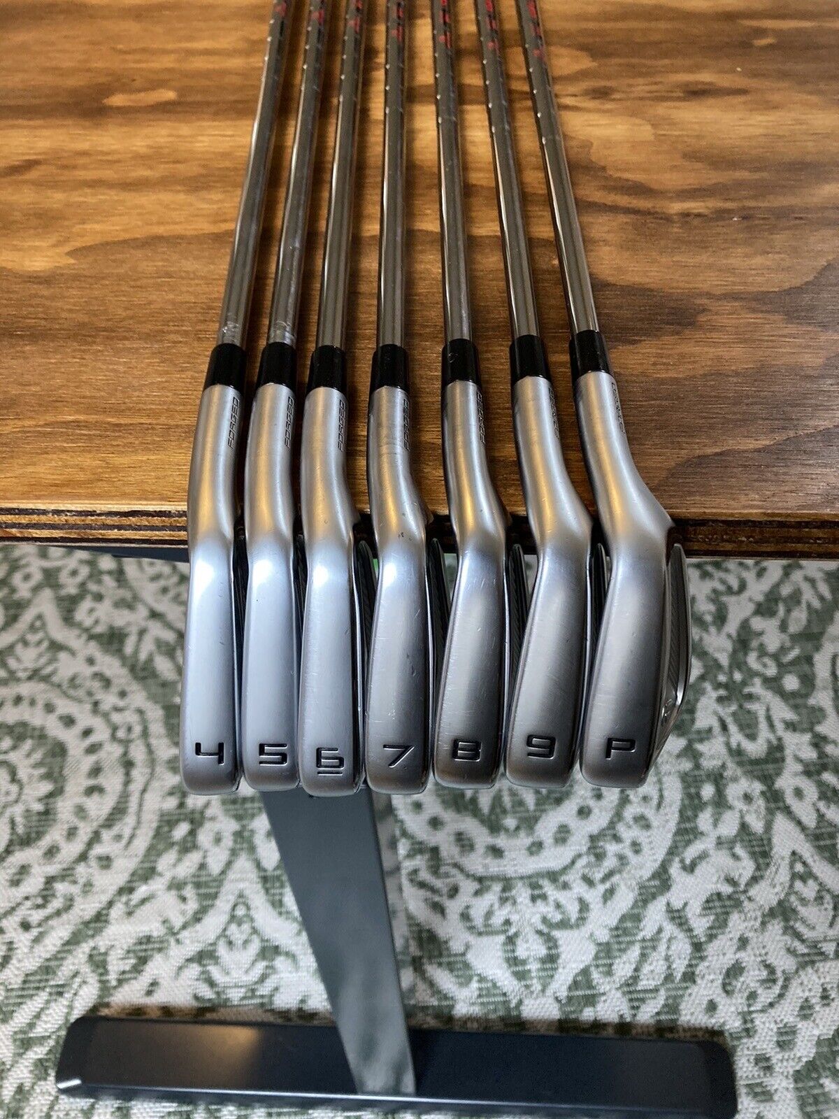 TaylorMade P7MC 2023 Iron Set / 4-PW Stiff Flex Steel Shafts